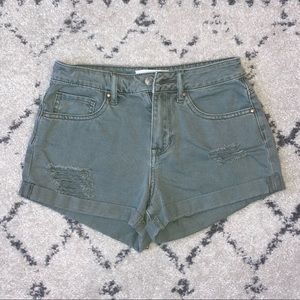 High rise shorts